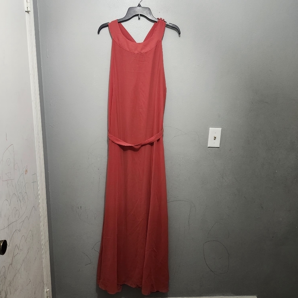 City Chic Maxi Halter Bliss Fruit Punch Dress Size 22 New With Defect